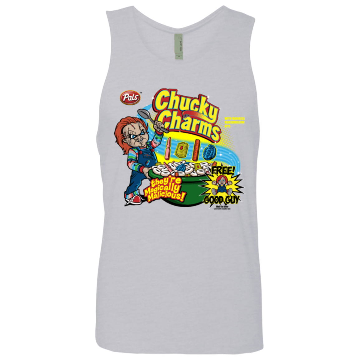 T-Shirts Heather Grey / Small Chucky Charms Men's Premium Tank Top