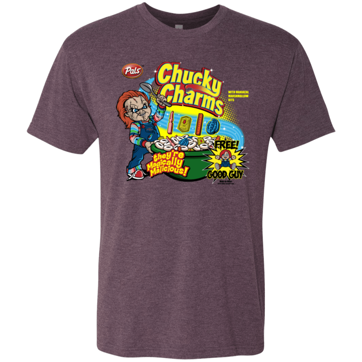 T-Shirts Vintage Purple / Small Chucky Charms Men's Triblend T-Shirt