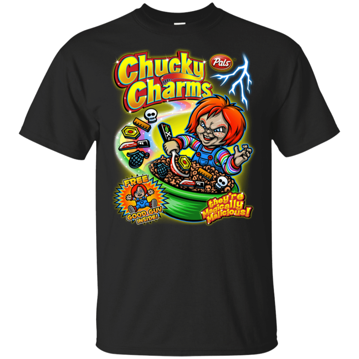 T-Shirts Black / S Chucky Charms T-Shirt