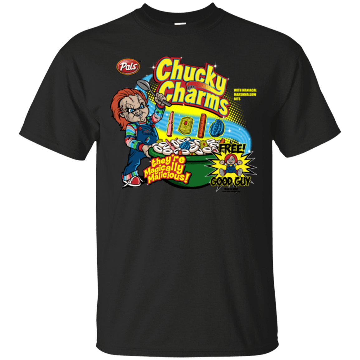 T-Shirts Black / Small Chucky Charms T-Shirt