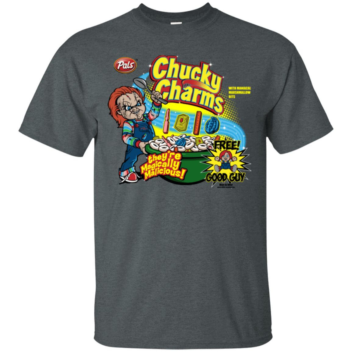 T-Shirts Dark Heather / Small Chucky Charms T-Shirt