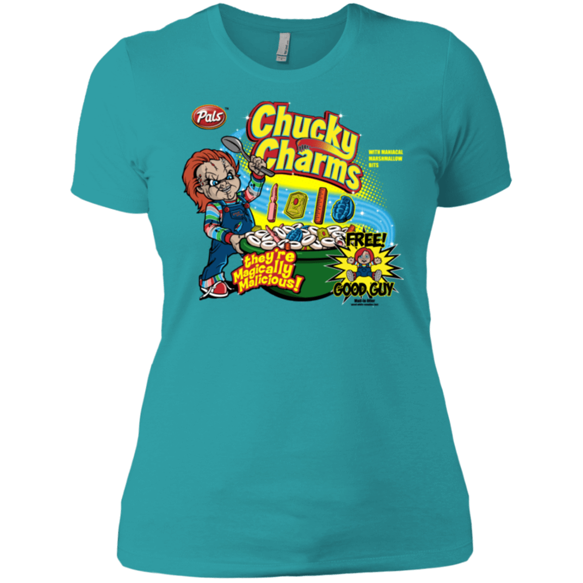 T-Shirts Tahiti Blue / X-Small Chucky Charms Women's Premium T-Shirt