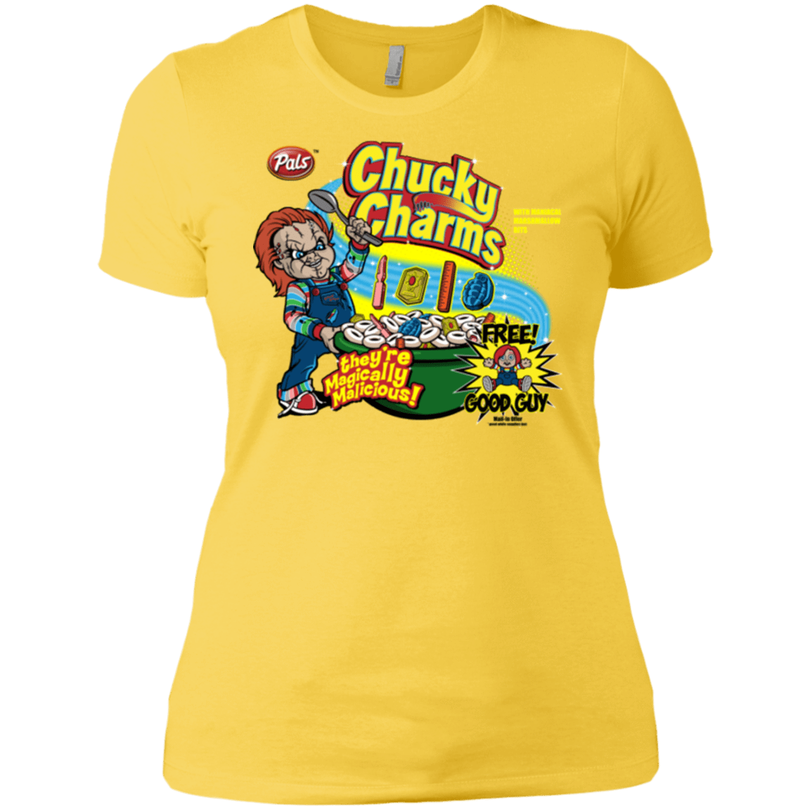 T-Shirts Vibrant Yellow / X-Small Chucky Charms Women's Premium T-Shirt