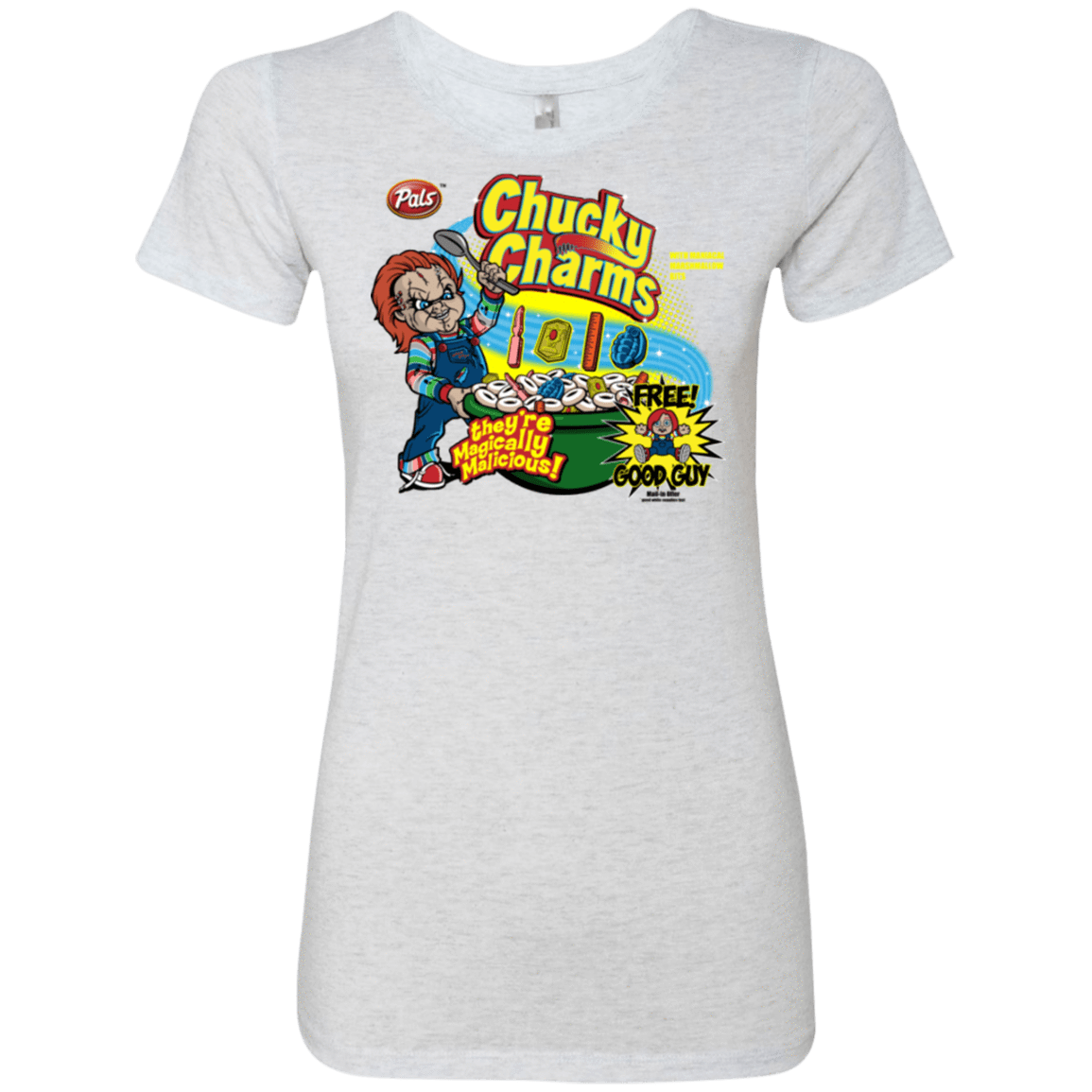 T-Shirts Heather White / Small Chucky Charms Women's Triblend T-Shirt