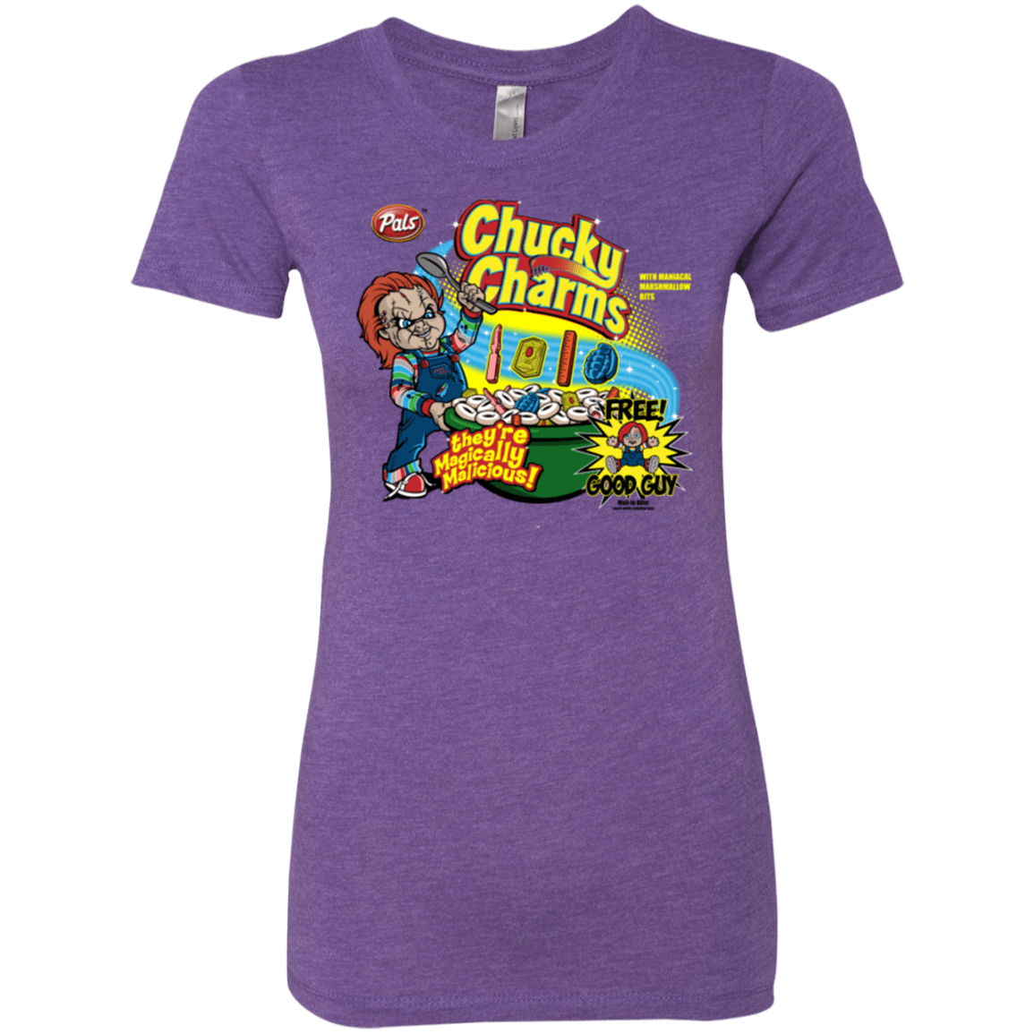 T-Shirts Purple Rush / Small Chucky Charms Women's Triblend T-Shirt