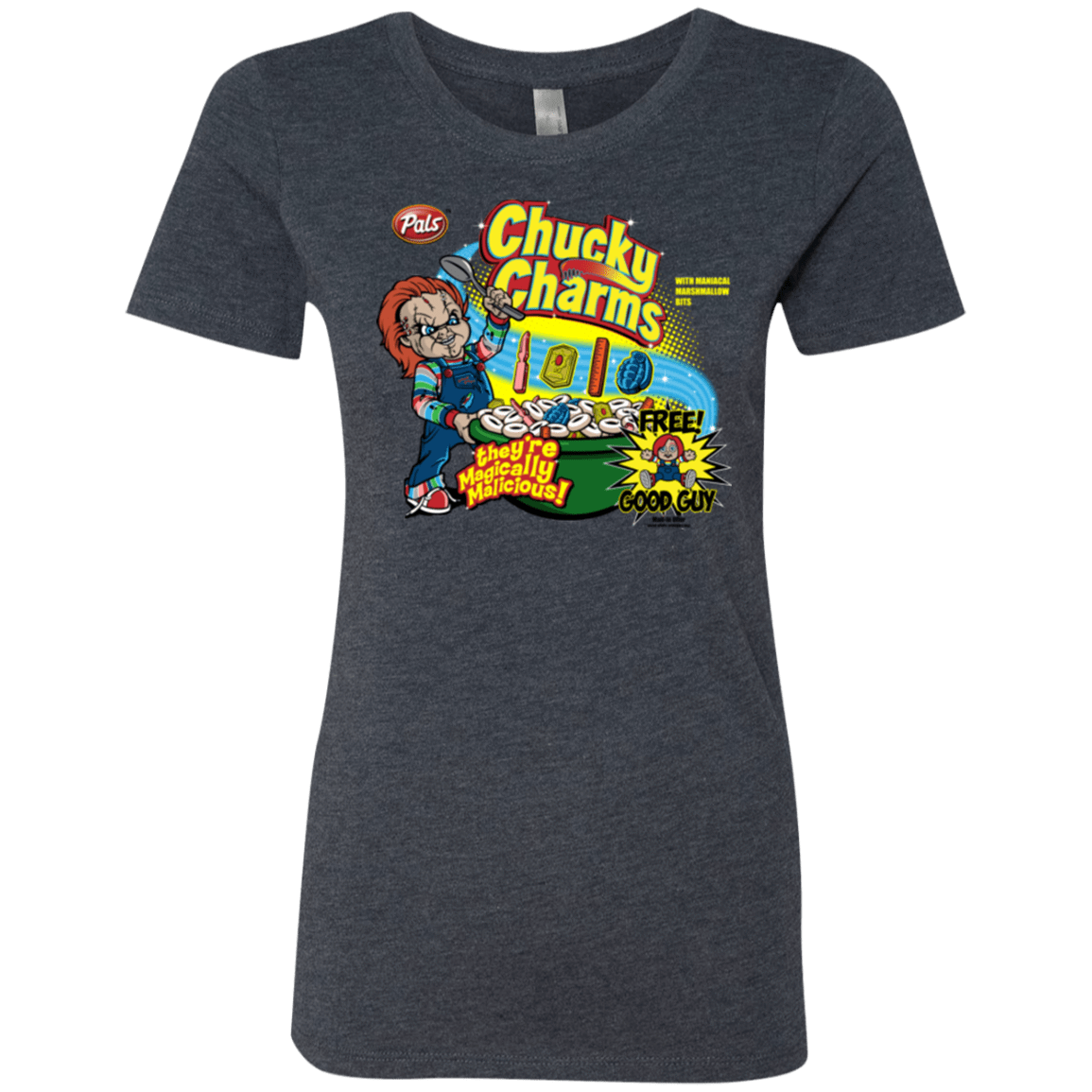 T-Shirts Vintage Navy / Small Chucky Charms Women's Triblend T-Shirt