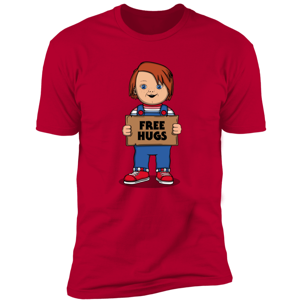 T-Shirts Red / S Chucky Free Hugs Men's Premium T-Shirt