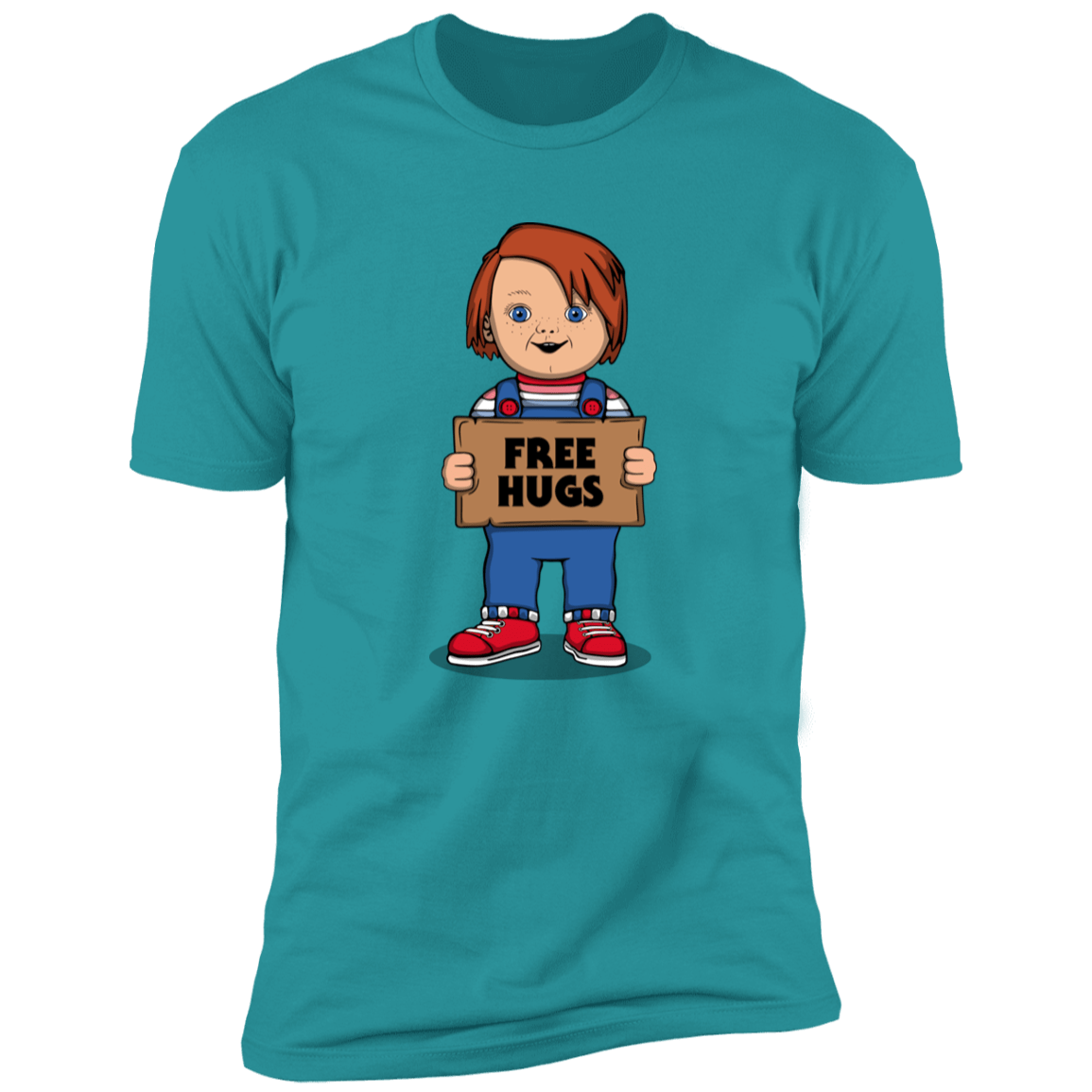 T-Shirts Tahiti Blue / S Chucky Free Hugs Men's Premium T-Shirt