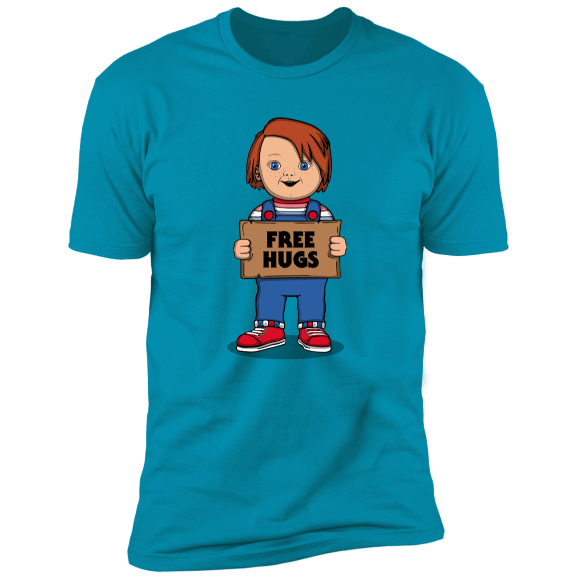 T-Shirts Turquoise / S Chucky Free Hugs Men's Premium T-Shirt