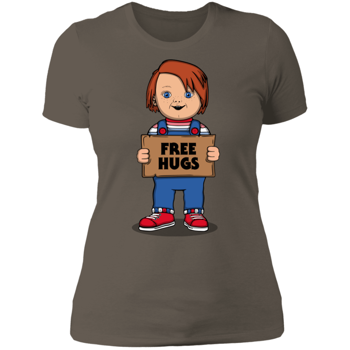 T-Shirts Warm Grey / S Chucky Free Hugs Women's Premium T-Shirt