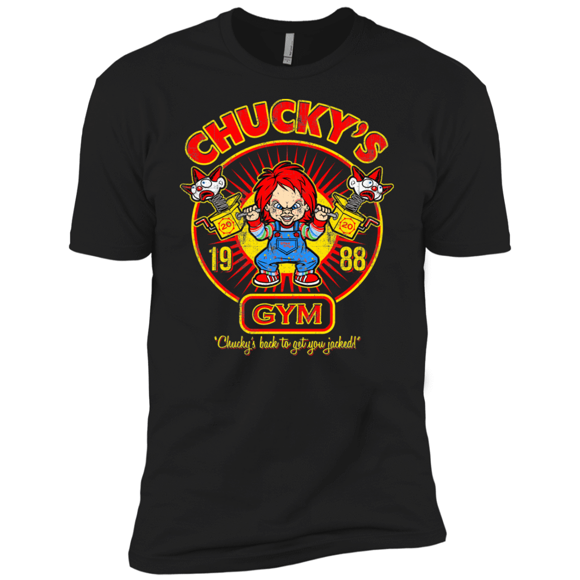 T-Shirts Black / X-Small Chucky Gym Tee Good Guy Men's Premium T-Shirt