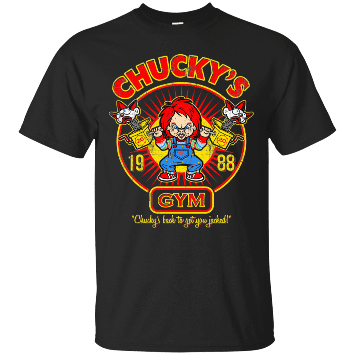 T-Shirts Black / S Chucky Gym Tee Good Guy T-Shirt