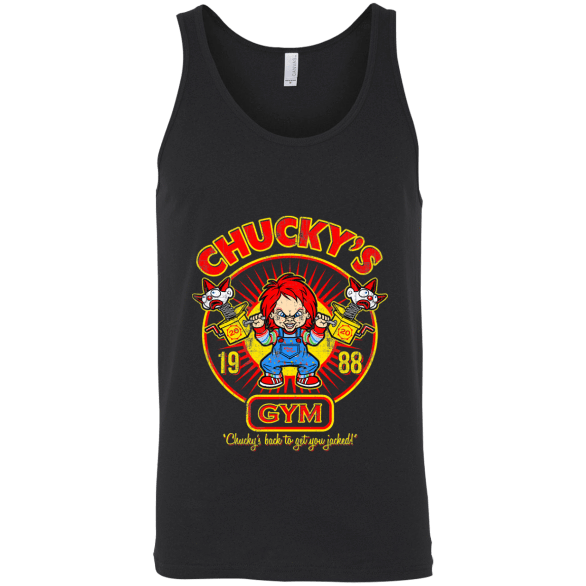 T-Shirts Black / X-Small Chucky Gym Tee Good Guy Unisex Premium Tank Top