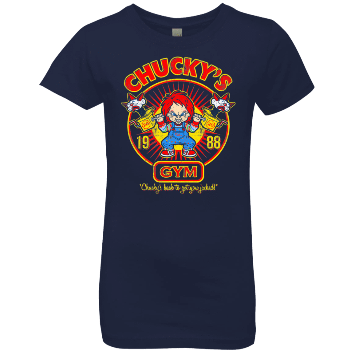 T-Shirts Midnight Navy / YXS Chucky's Gym Girls Premium T-Shirt