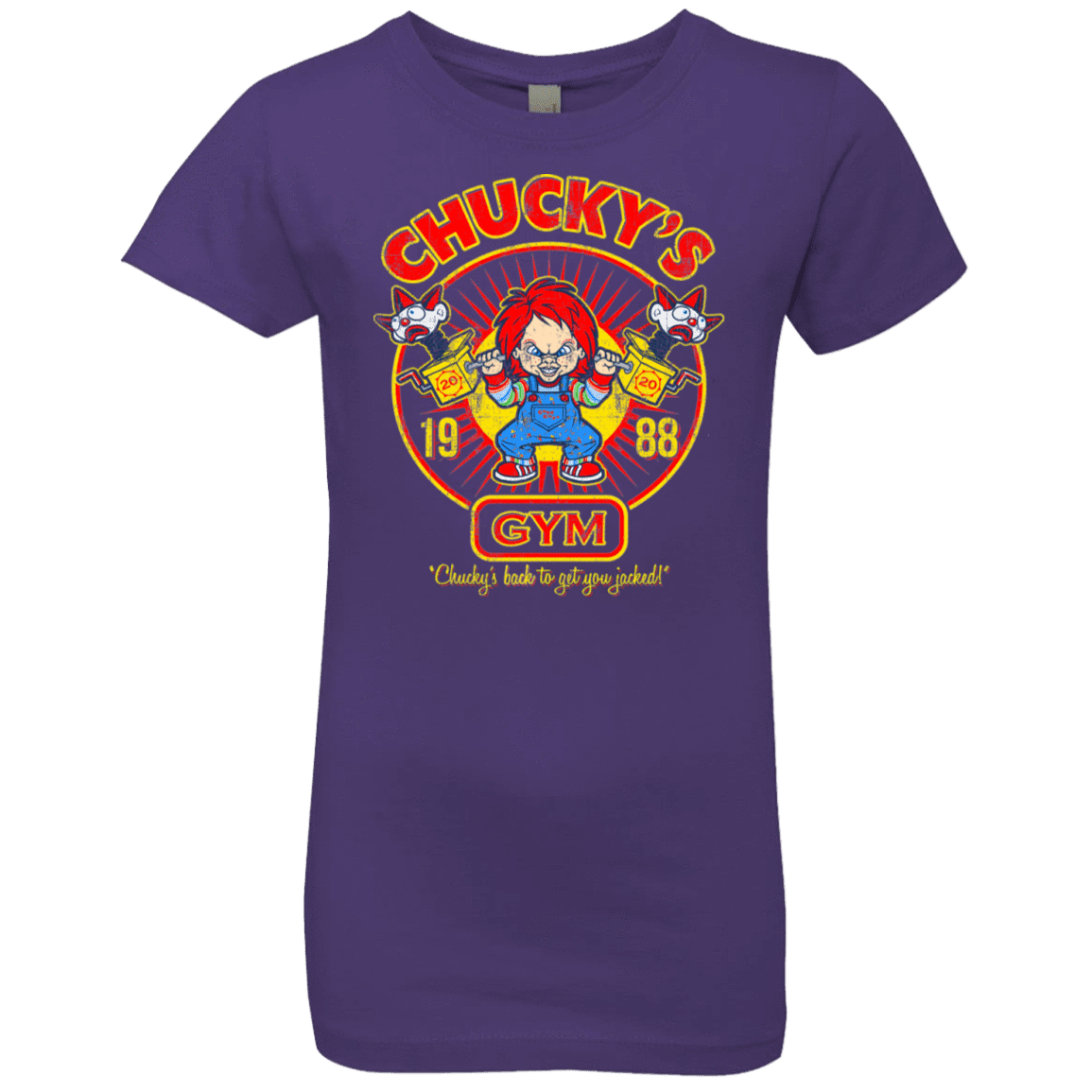 T-Shirts Purple Rush / YXS Chucky's Gym Girls Premium T-Shirt