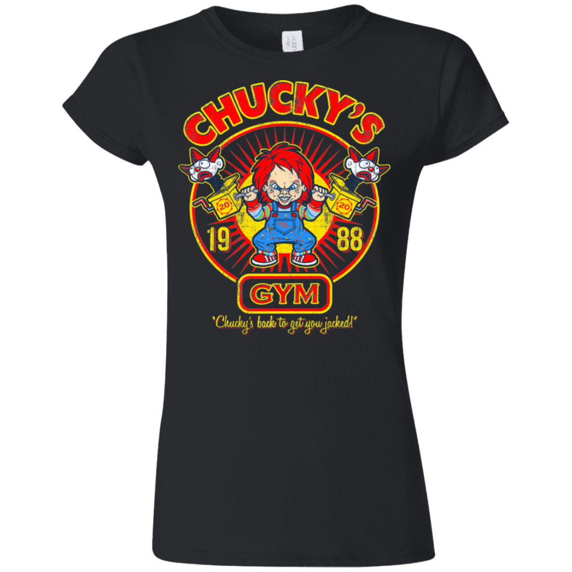 T-Shirts Black / S Chucky's Gym Junior Slimmer-Fit T-Shirt