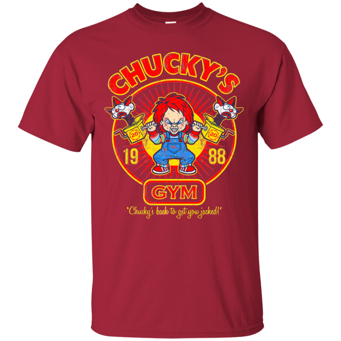 T-Shirts Cardinal / S Chucky's Gym T-Shirt