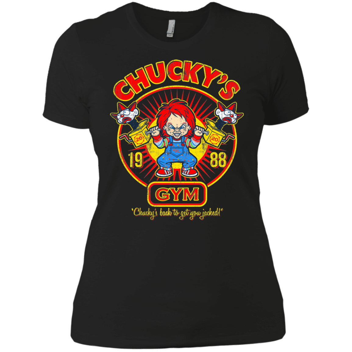T-Shirts Black / X-Small Chucky's Gym Women's Premium T-Shirt