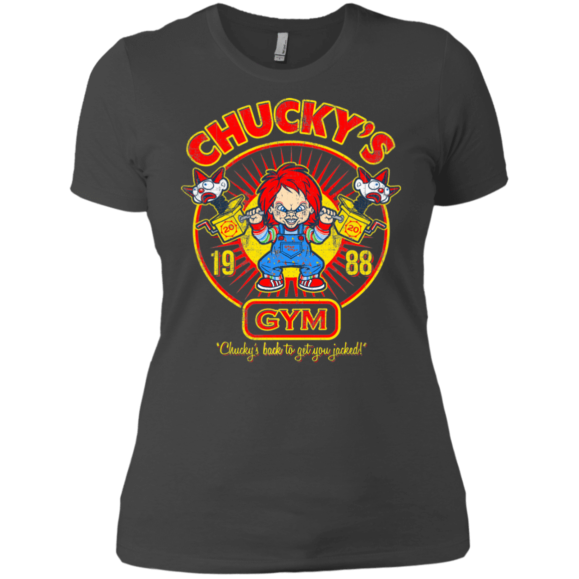 T-Shirts Heavy Metal / X-Small Chucky's Gym Women's Premium T-Shirt