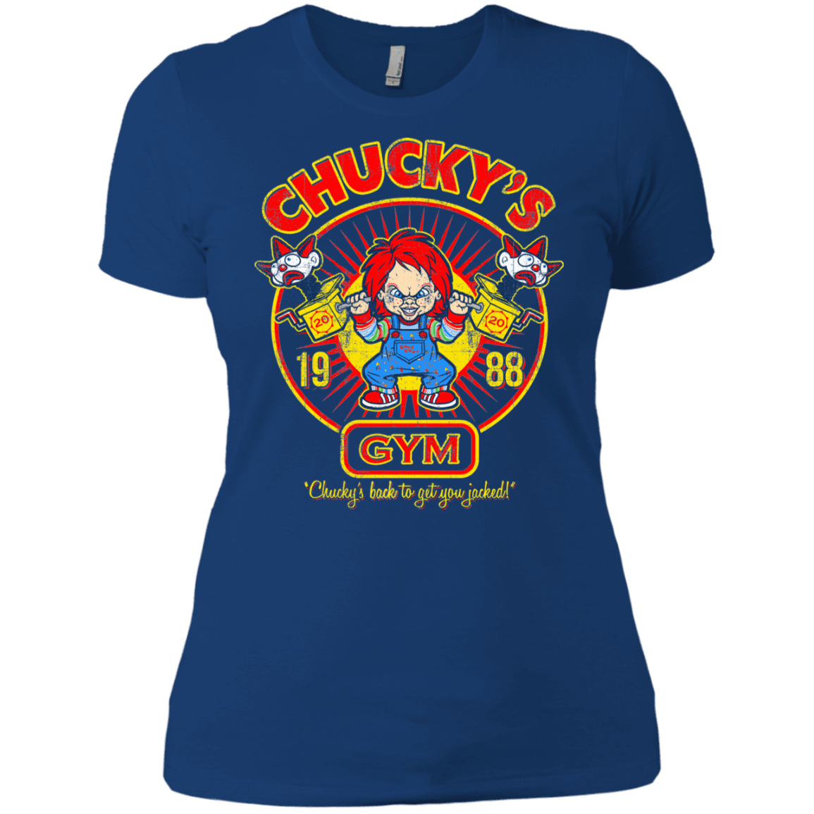 T-Shirts Royal / X-Small Chucky's Gym Women's Premium T-Shirt