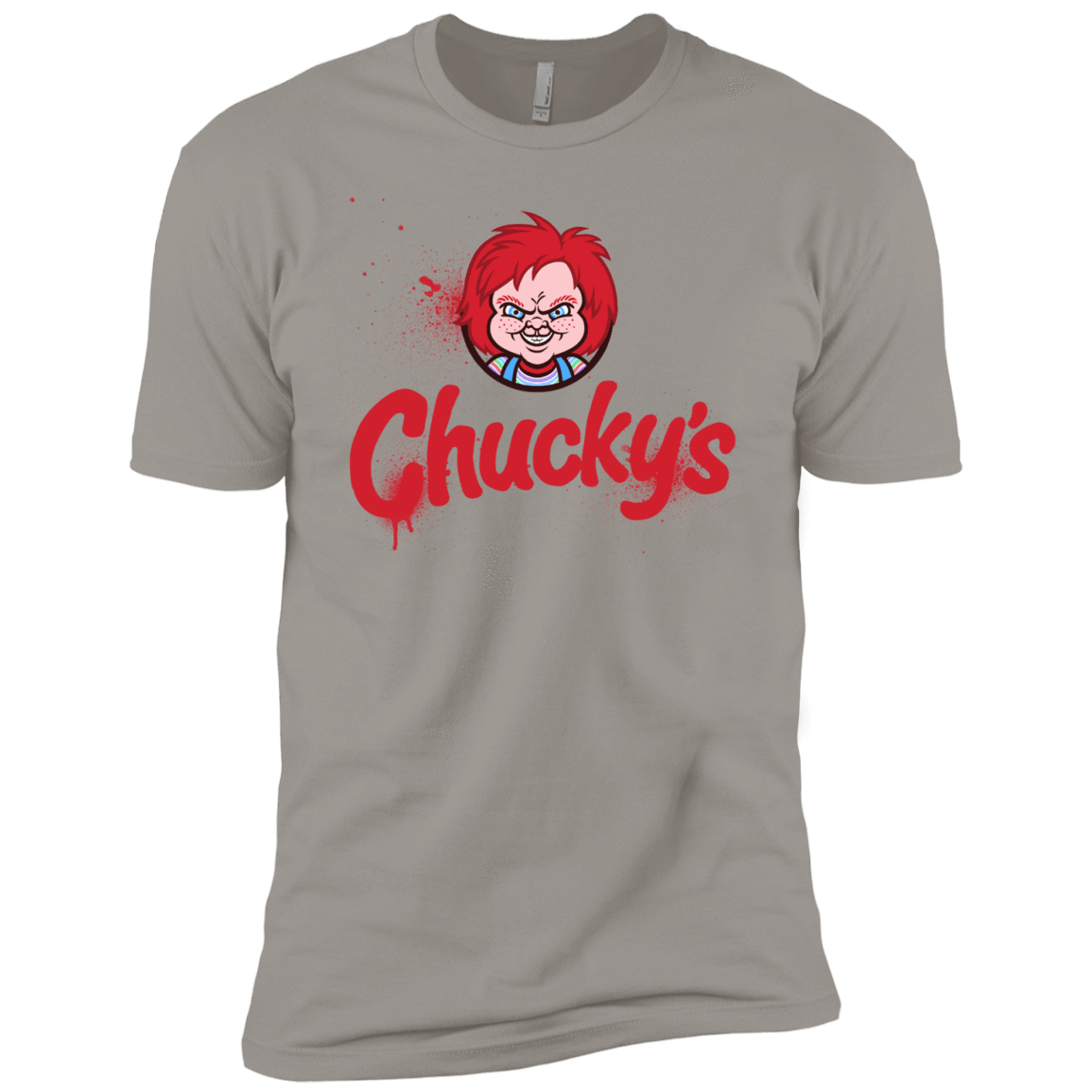 T-Shirts Light Grey / YXS Chuckys Logo Boys Premium T-Shirt