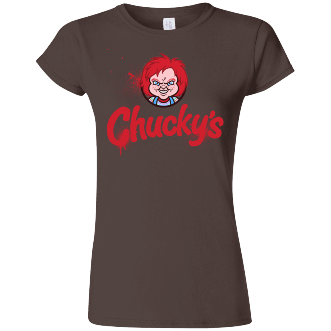 T-Shirts Dark Chocolate / S Chuckys Logo Junior Slimmer-Fit T-Shirt