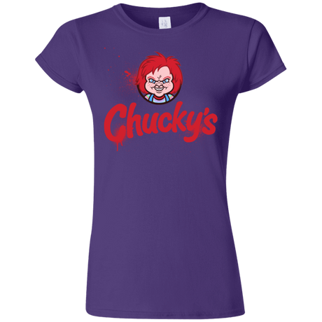 T-Shirts Purple / S Chuckys Logo Junior Slimmer-Fit T-Shirt