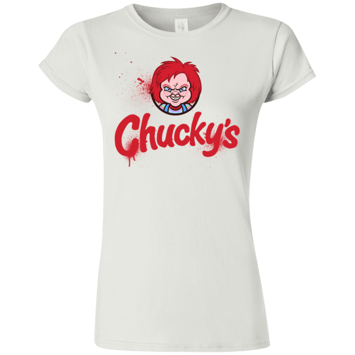 T-Shirts White / S Chuckys Logo Junior Slimmer-Fit T-Shirt