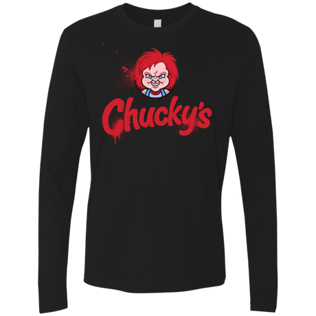 T-Shirts Black / S Chuckys Logo Men's Premium Long Sleeve