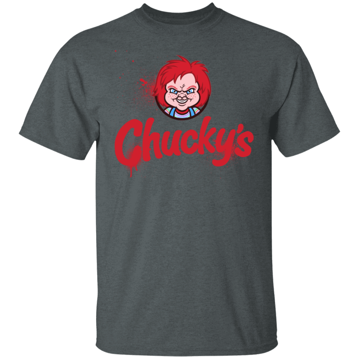 T-Shirts Dark Heather / S Chuckys Logo T-Shirt