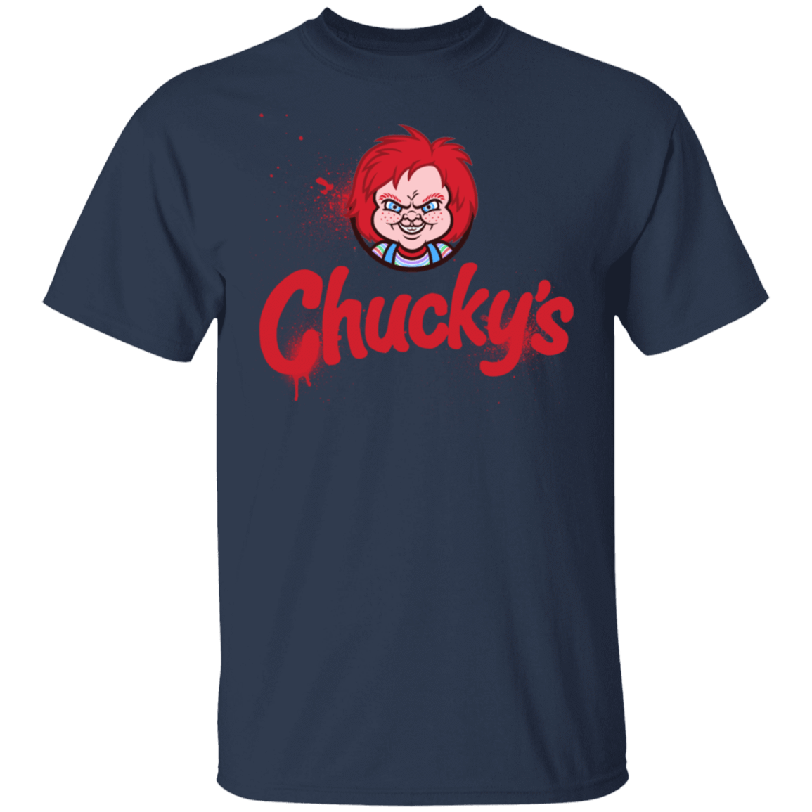 T-Shirts Navy / S Chuckys Logo T-Shirt