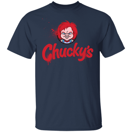 T-Shirts Navy / S Chuckys Logo T-Shirt
