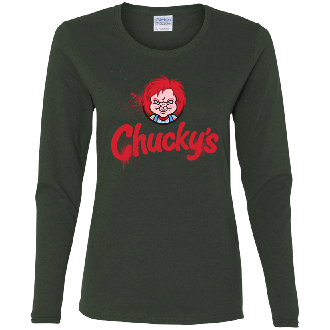 T-Shirts Forest / S Chuckys Logo Women's Long Sleeve T-Shirt