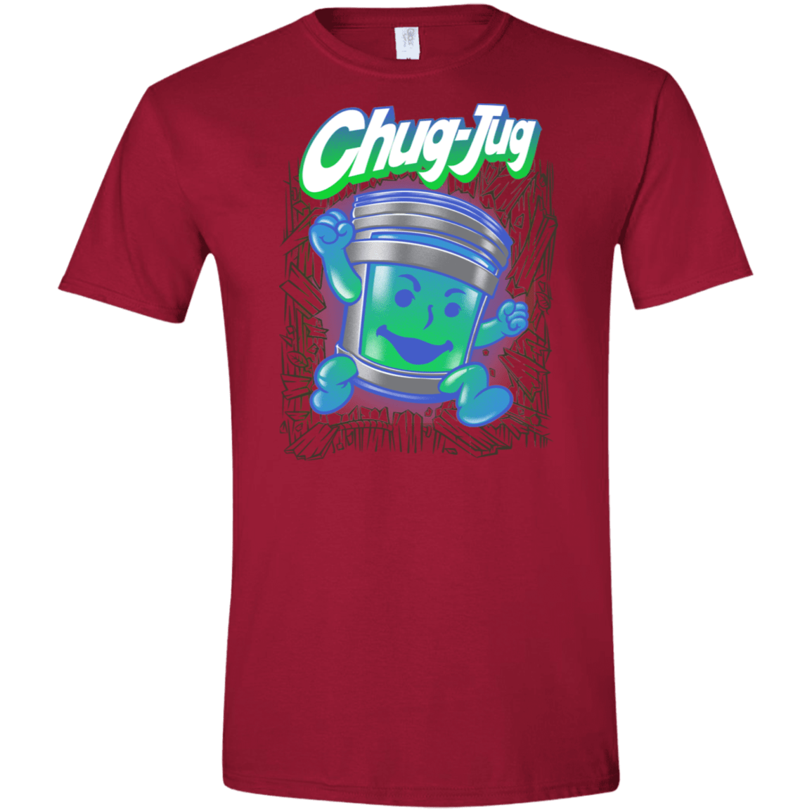 T-Shirts Cardinal Red / S Chug-Jug Men's Semi-Fitted Softstyle