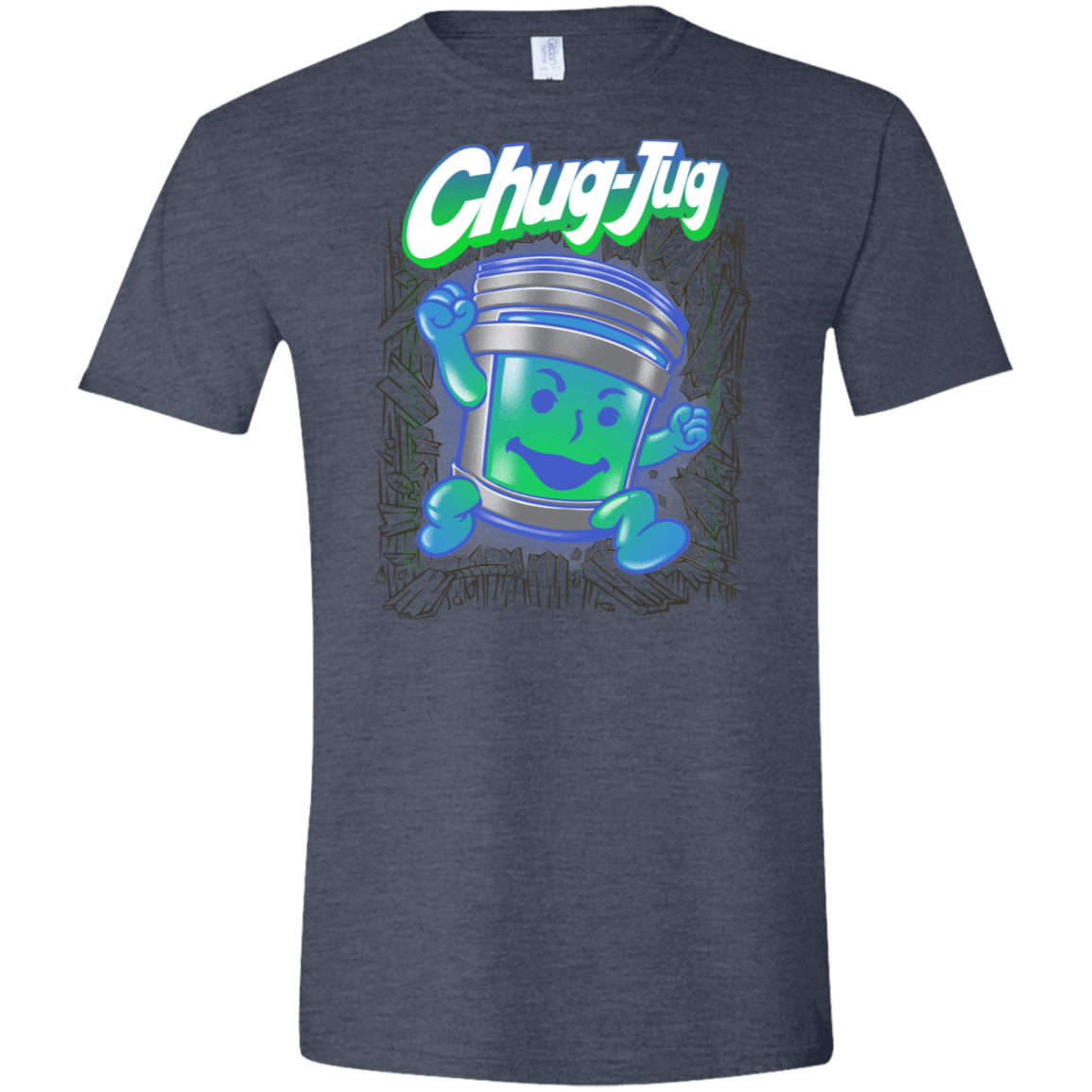 T-Shirts Heather Navy / S Chug-Jug Men's Semi-Fitted Softstyle