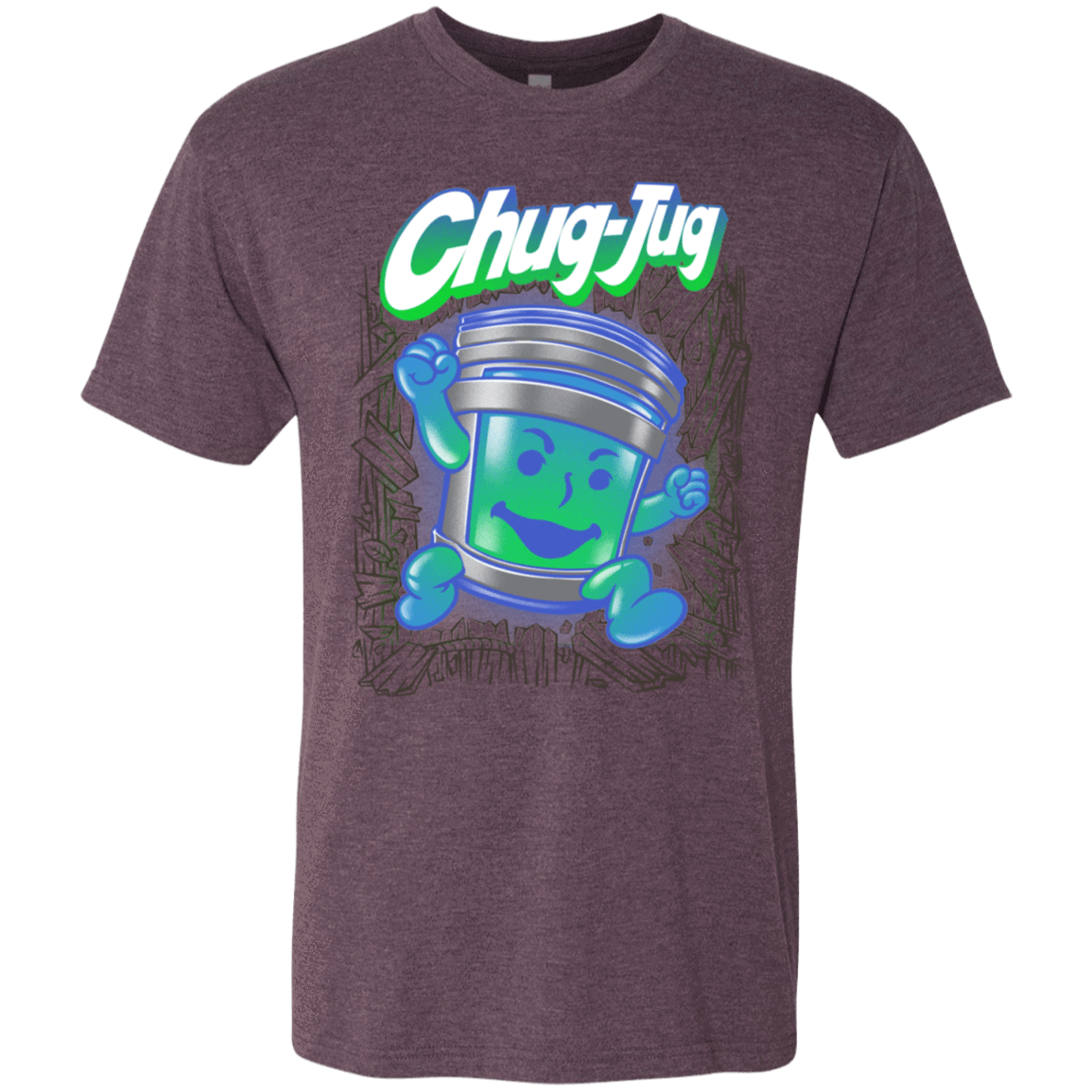 T-Shirts Vintage Purple / S Chug-Jug Men's Triblend T-Shirt