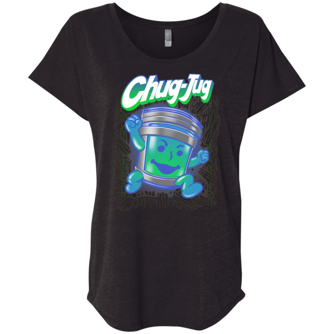 T-Shirts Vintage Black / X-Small Chug-Jug Triblend Dolman Sleeve