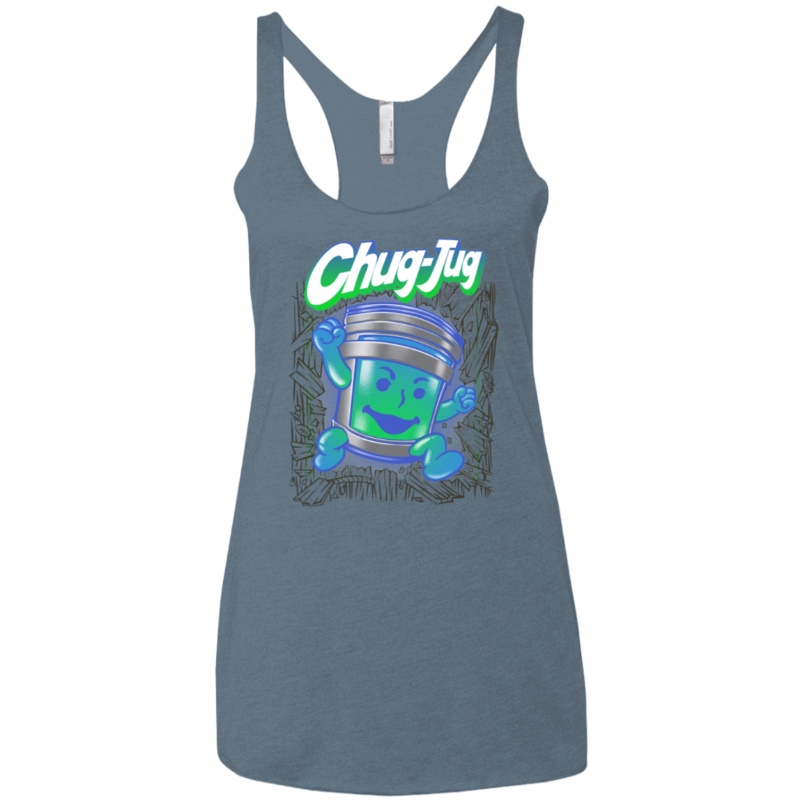 T-Shirts Indigo / X-Small Chug-Jug Women's Triblend Racerback Tank