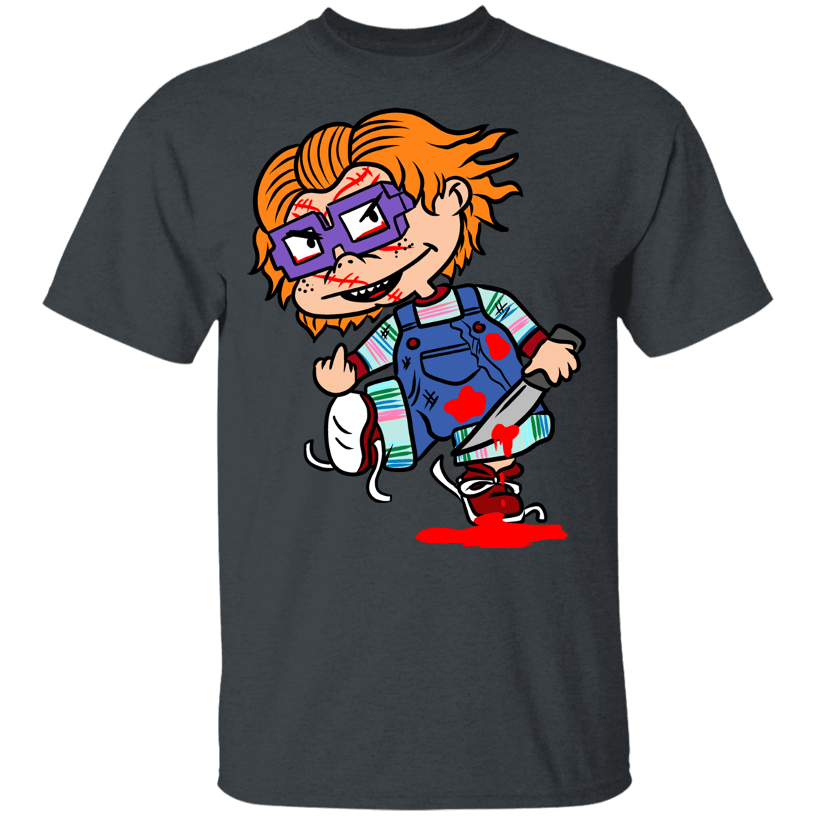 T-Shirts Dark Heather / YXS Chukie Youth T-Shirt