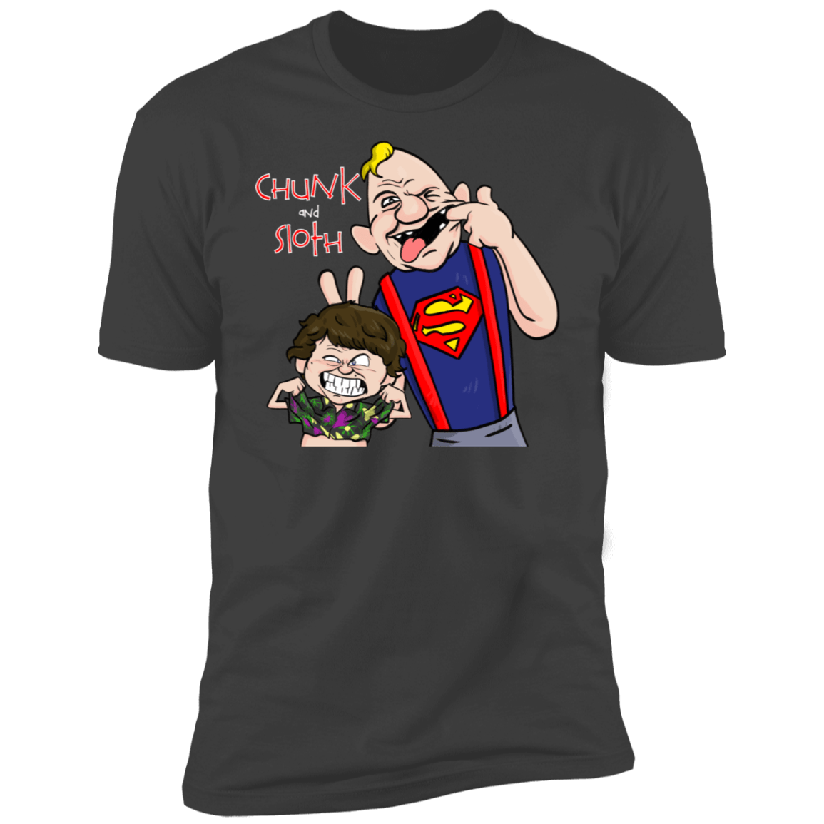 T-Shirts Heavy Metal / S Chunk And Sloth Men's Premium T-Shirt