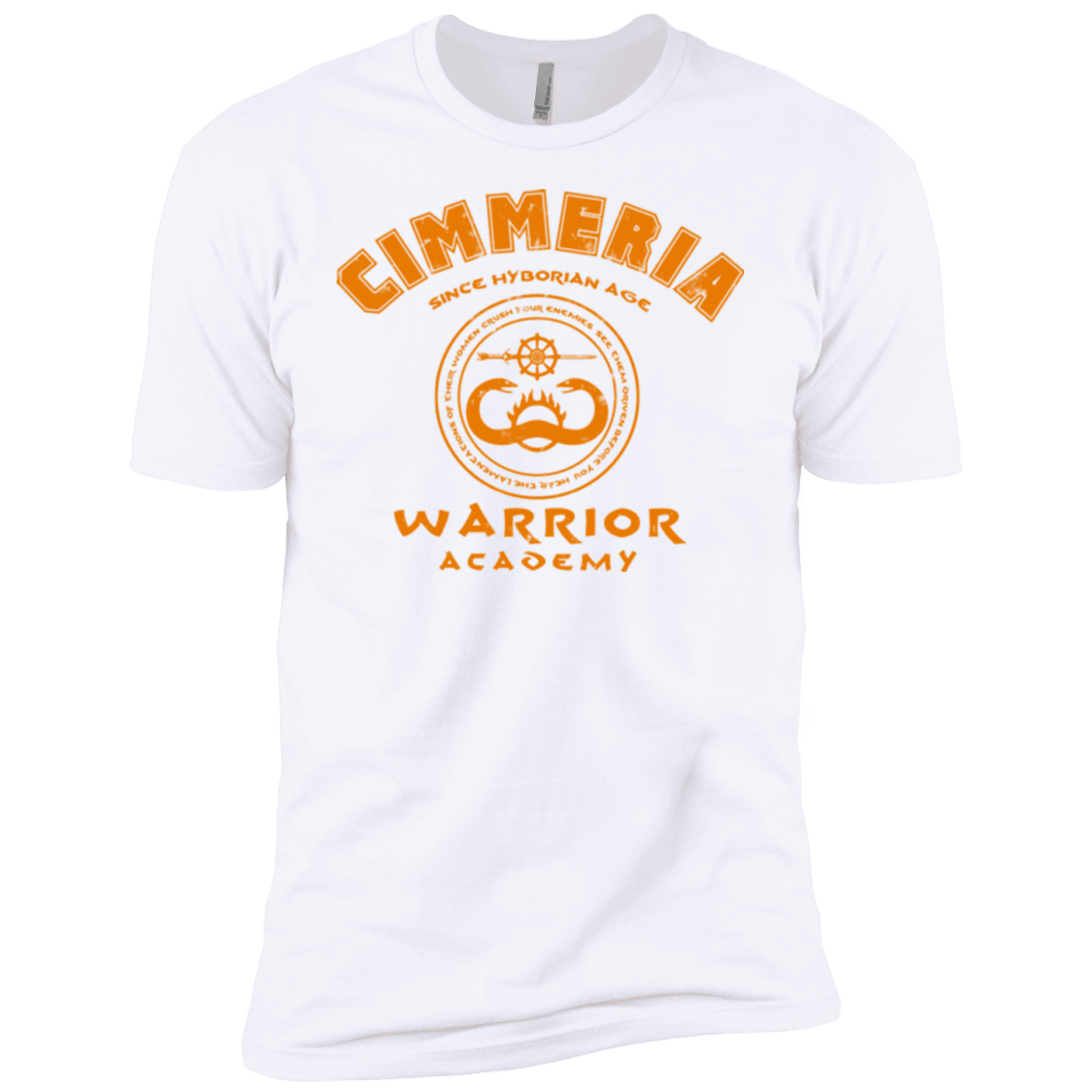 T-Shirts White / YXS Cimmeria Warrior Academy Boys Premium T-Shirt