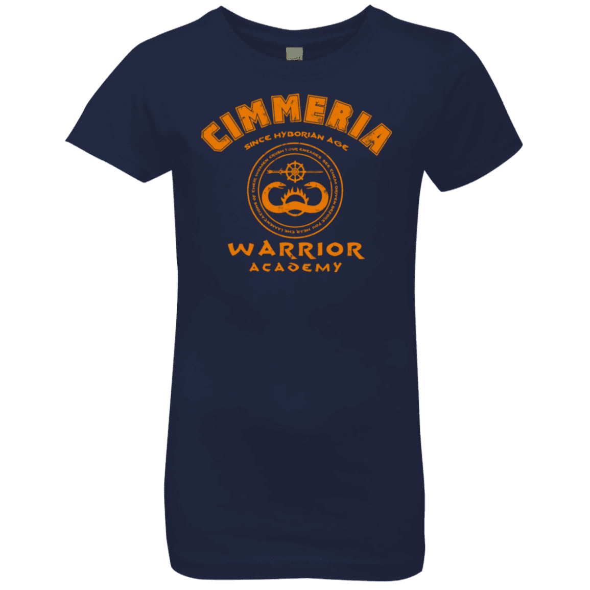 T-Shirts Midnight Navy / YXS Cimmeria Warrior Academy Girls Premium T-Shirt