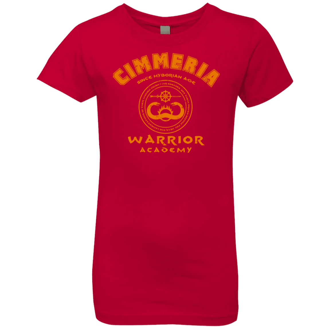 T-Shirts Red / YXS Cimmeria Warrior Academy Girls Premium T-Shirt