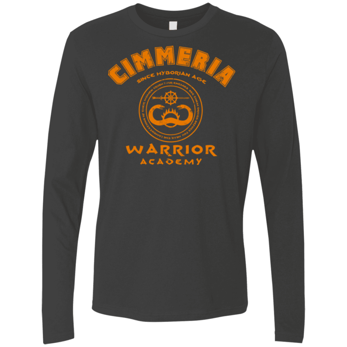 T-Shirts Heavy Metal / Small Cimmeria Warrior Academy Men's Premium Long Sleeve