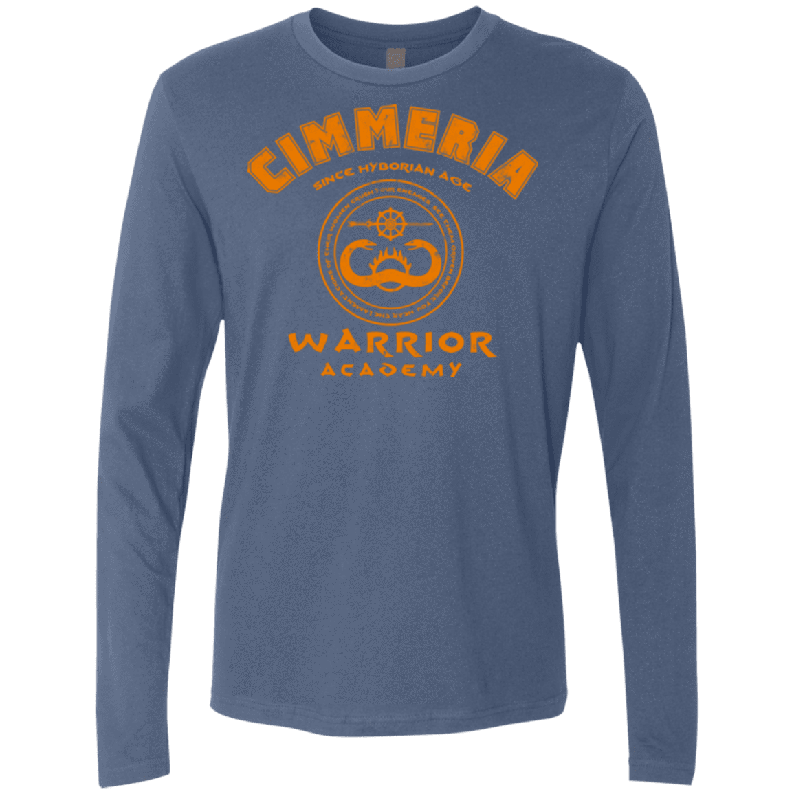 T-Shirts Indigo / Small Cimmeria Warrior Academy Men's Premium Long Sleeve