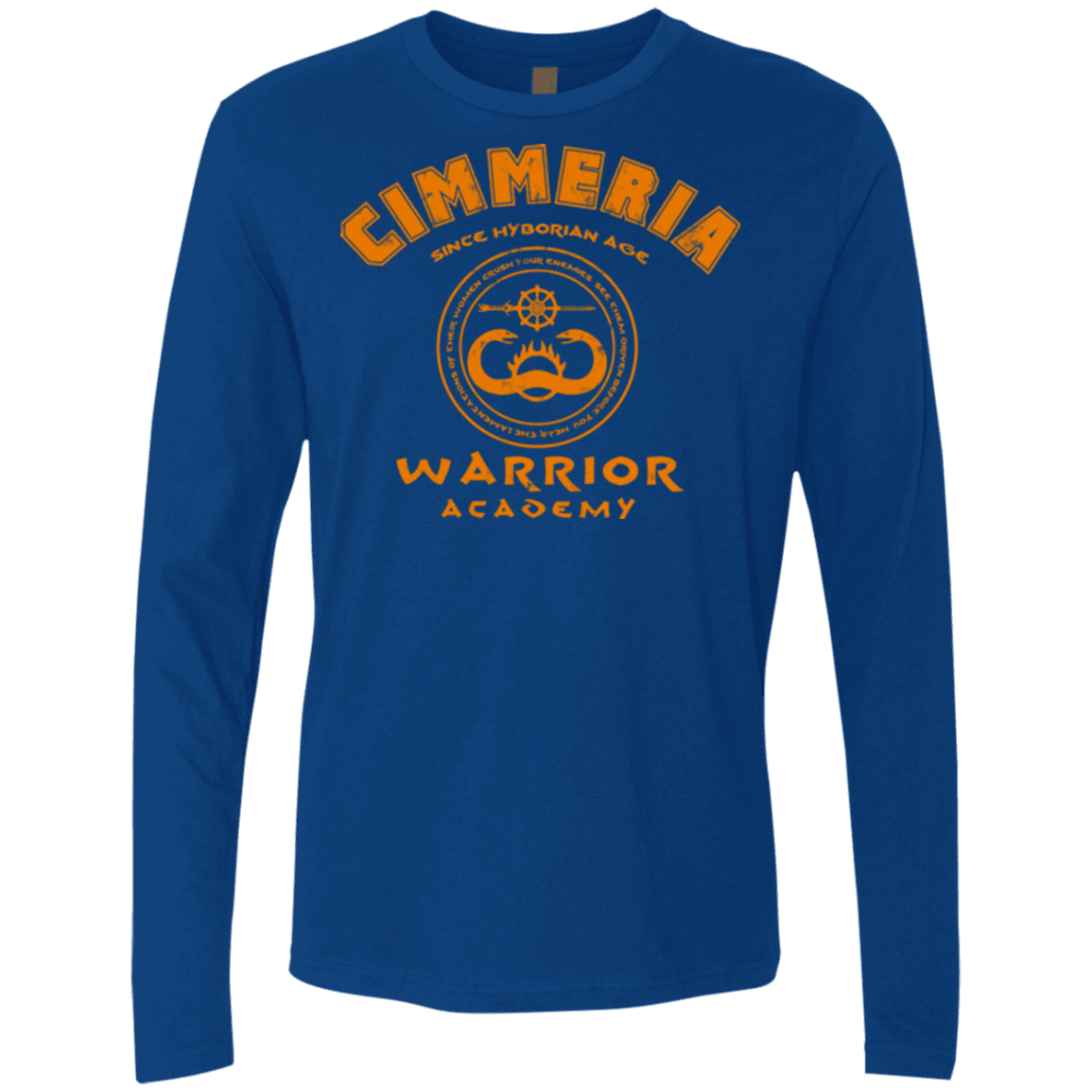 T-Shirts Royal / Small Cimmeria Warrior Academy Men's Premium Long Sleeve