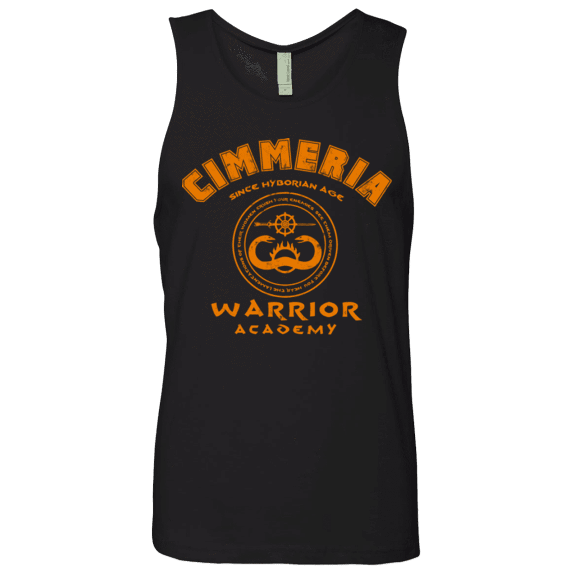 T-Shirts Black / Small Cimmeria Warrior Academy Men's Premium Tank Top