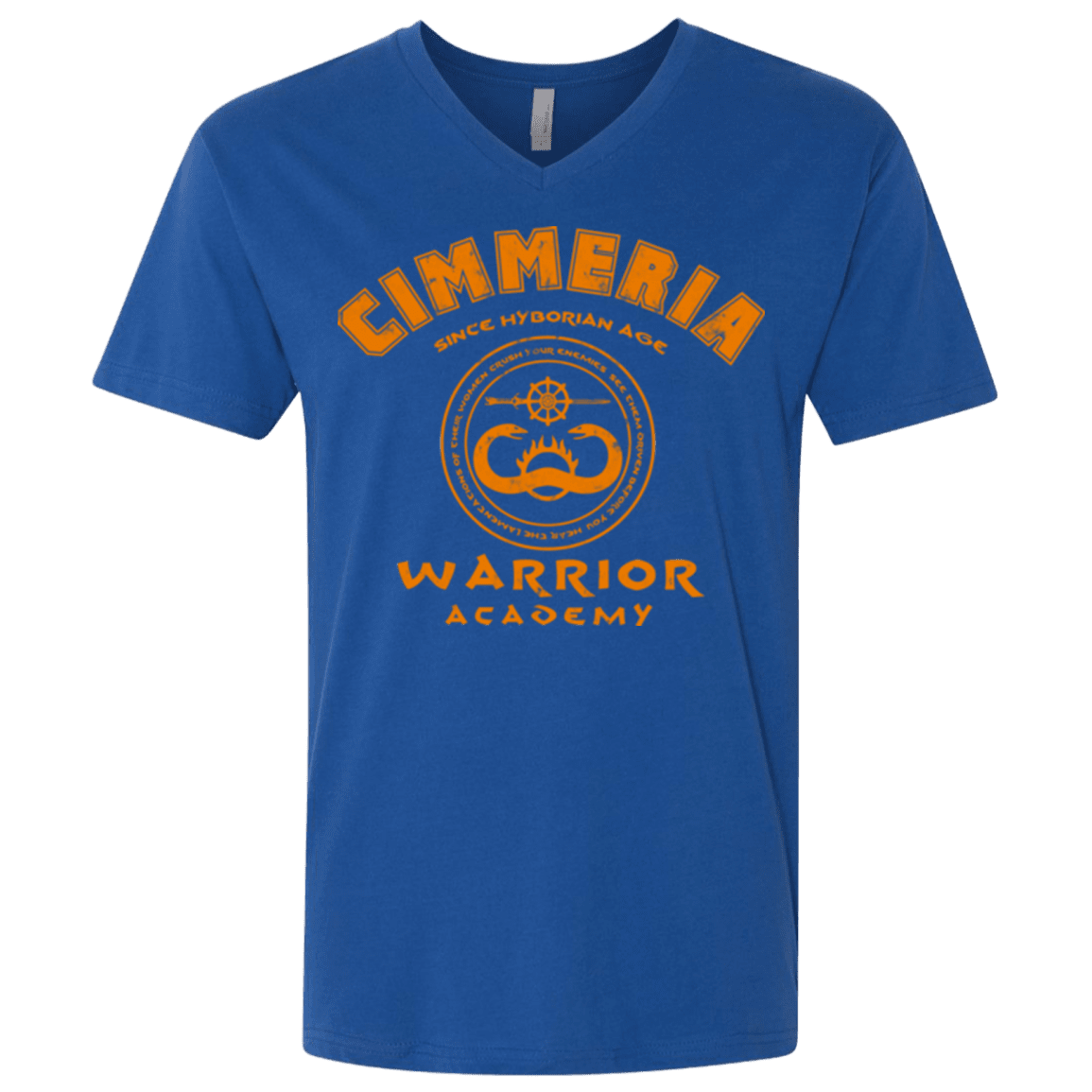 T-Shirts Royal / X-Small Cimmeria Warrior Academy Men's Premium V-Neck