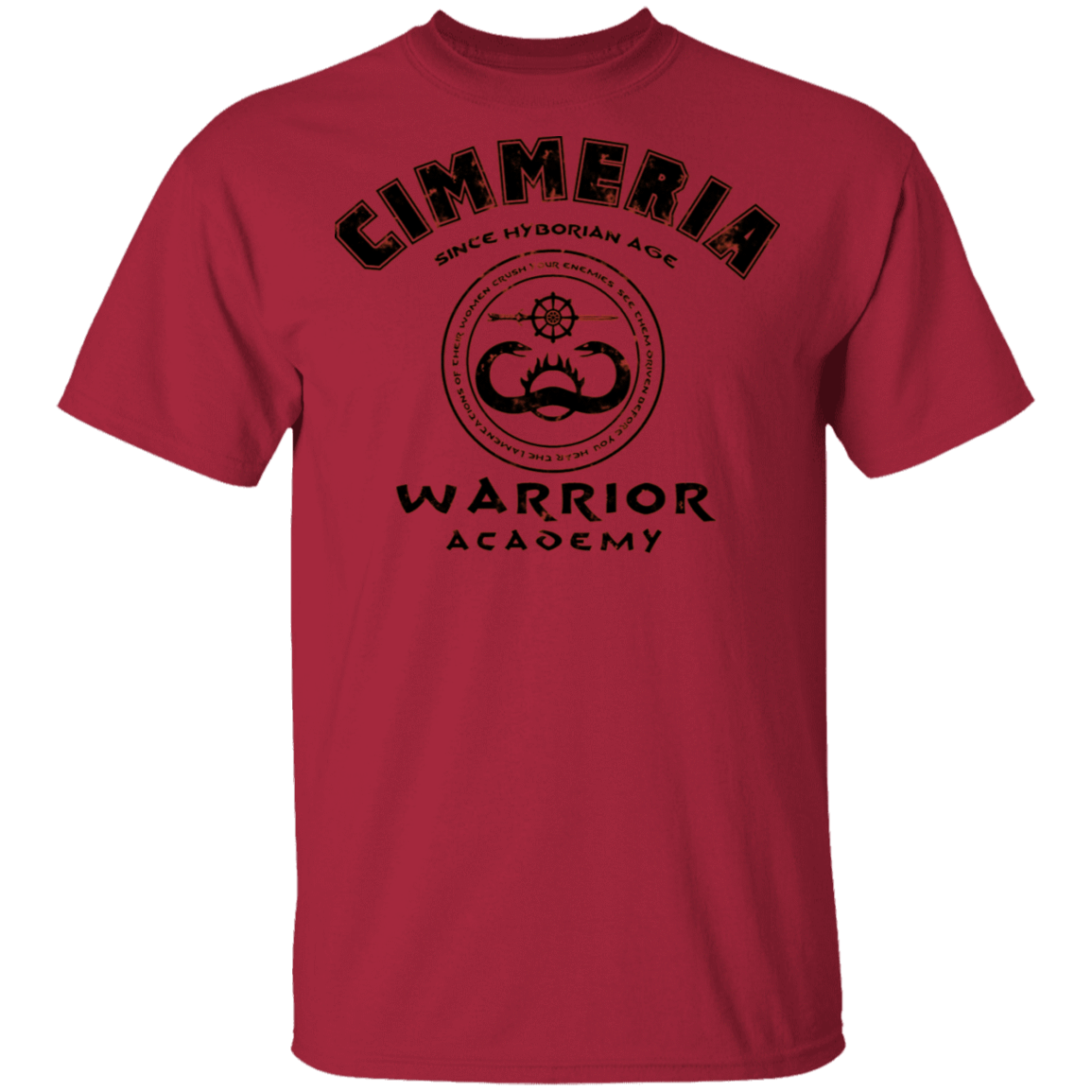 T-Shirts Cardinal / S Cimmeria Warrior Academy T-Shirt