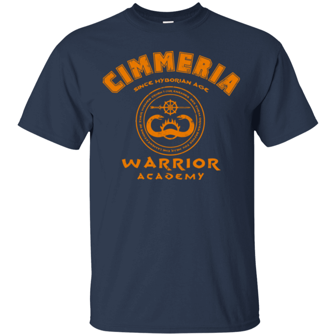 T-Shirts Navy / Small Cimmeria Warrior Academy T-Shirt